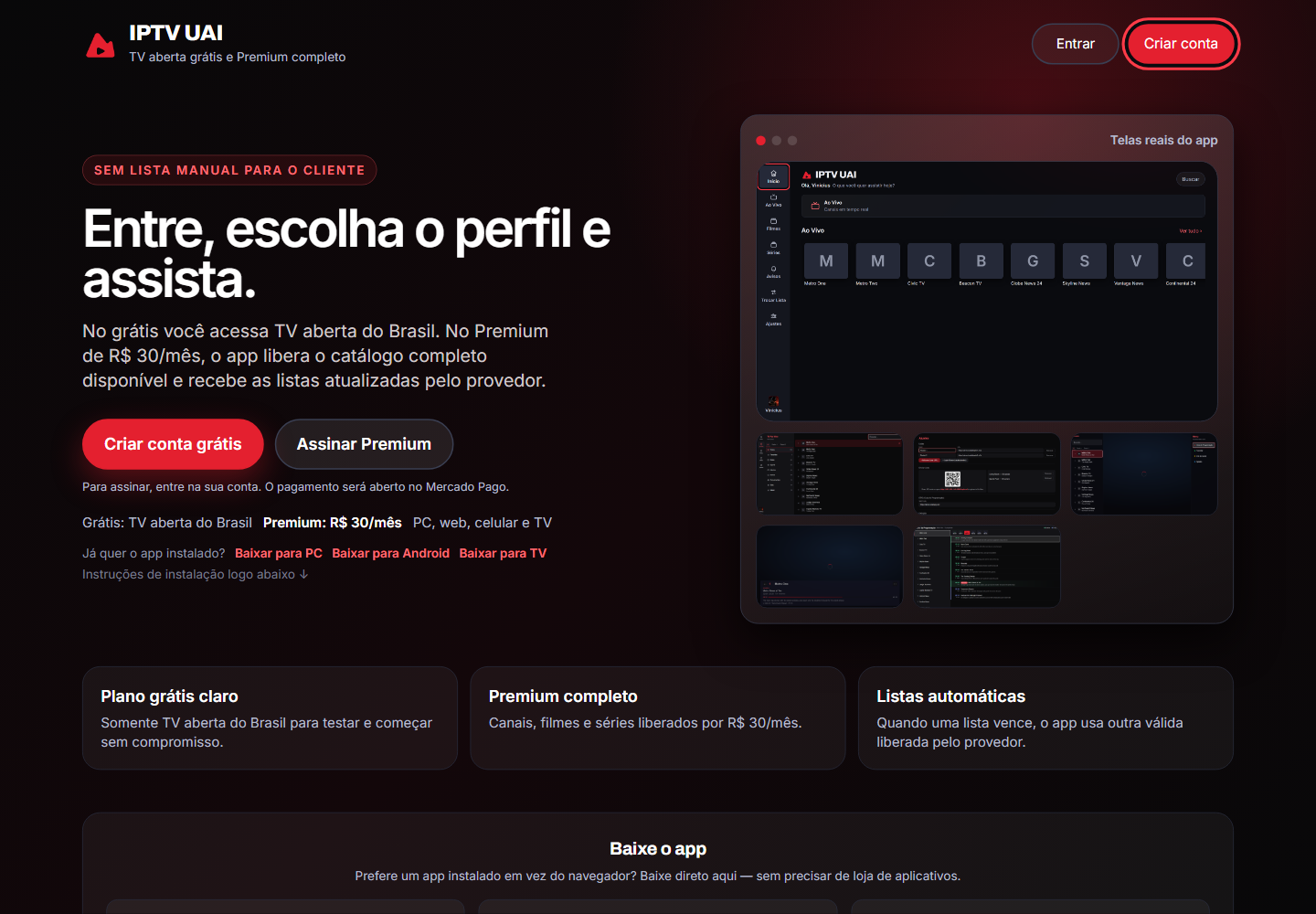 Captura real de IPTV UAI